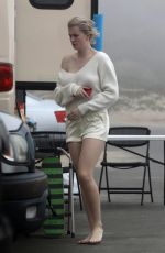KIM BASINGER and IRELAND BALDWIN on the Set of a Photoshoot in Malibu 02/09/2018