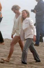 KIM BASINGER and IRELAND BALDWIN on the Set of a Photoshoot in Malibu 02/09/2018