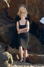 KIM BASINGER and IRELAND BALDWIN on the Set of a Photoshoot in Malibu 02/09/2018