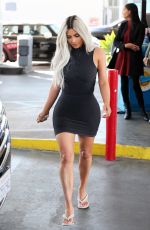 KIM KARDASHIAN at a Gas Station in Hollywood 02/24/2018