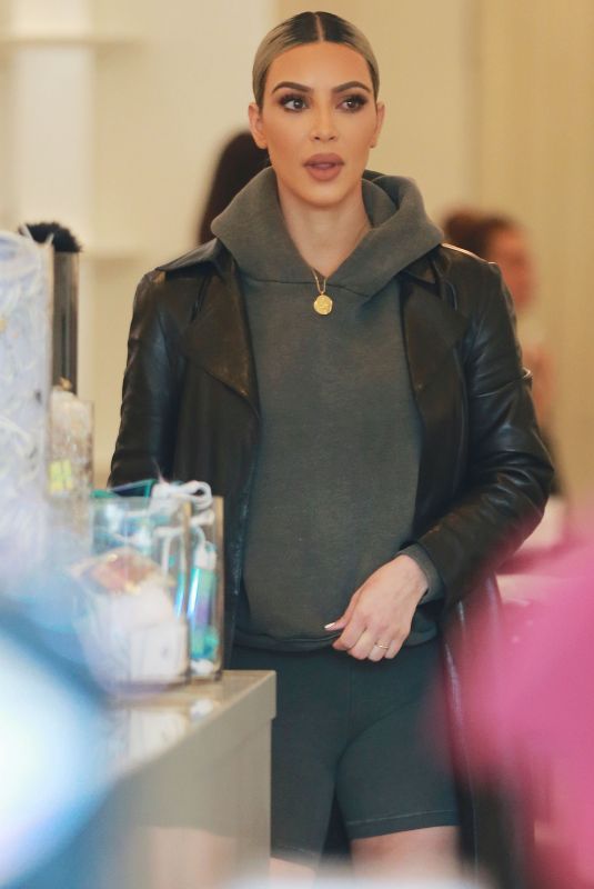 KIM KARDASHIAN at Dash Store in Los Angeles 02/07/2018