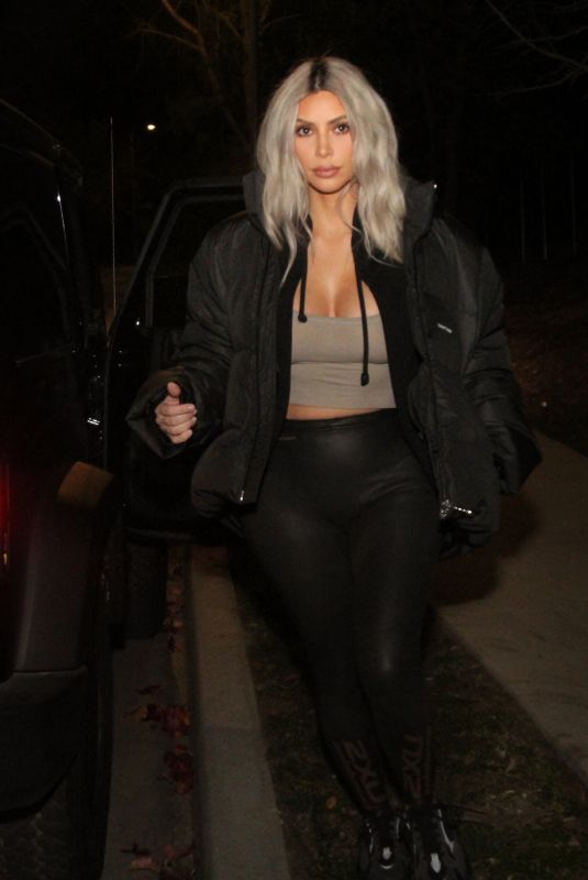KIM KARDASHIAN Night Out in New York 02/12/2018