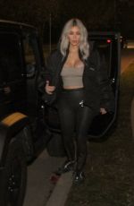 KIM KARDASHIAN Night Out in New York 02/12/2018