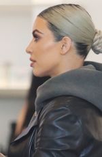 KIM KARDASHIAN Out and About in Los Angeles 02/07/2018