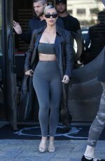 KIM KARDASHIAN Out for a Sushi in Los Angeles 02/08/2018