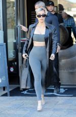 KIM KARDASHIAN Out for a Sushi in Los Angeles 02/08/2018