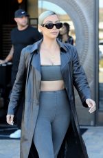 KIM KARDASHIAN Out for a Sushi in Los Angeles 02/08/2018
