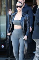 KIM KARDASHIAN Out for a Sushi in Los Angeles 02/08/2018