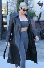 KIM KARDASHIAN Out for a Sushi in Los Angeles 02/08/2018
