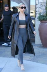 KIM KARDASHIAN Out for a Sushi in Los Angeles 02/08/2018
