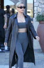 KIM KARDASHIAN Out for a Sushi in Los Angeles 02/08/2018