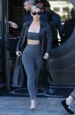 KIM KARDASHIAN Out for a Sushi in Los Angeles 02/08/2018