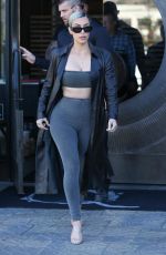 KIM KARDASHIAN Out for a Sushi in Los Angeles 02/08/2018