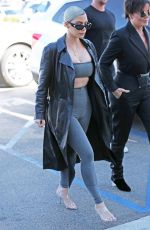 KIM KARDASHIAN Out for a Sushi in Los Angeles 02/08/2018