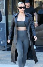 KIM KARDASHIAN Out for a Sushi in Los Angeles 02/08/2018
