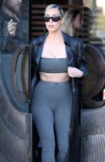 KIM KARDASHIAN Out for a Sushi in Los Angeles 02/08/2018