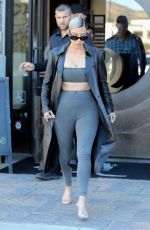 KIM KARDASHIAN Out for a Sushi in Los Angeles 02/08/2018
