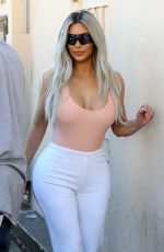 KIM KARDASHIAN Out for Lunch at Carousel Restaurant in Hollywood 02/15/2018