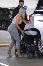 KIM KARDASHIAN Takes Baby Chicago on Her First Public Outing in New York 02/07/2018