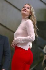 KITTY SPENCER on the Set of a Photoshoot in Milan 02/24/2018