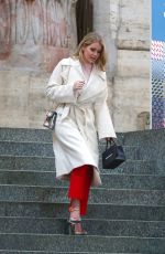 KITTY SPENCER on the Set of a Photoshoot in Milan 02/24/2018