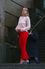 KITTY SPENCER on the Set of a Photoshoot in Milan 02/24/2018