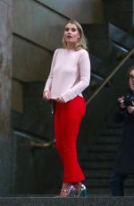 KITTY SPENCER on the Set of a Photoshoot in Milan 02/24/2018