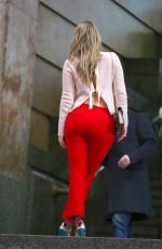 KITTY SPENCER on the Set of a Photoshoot in Milan 02/24/2018