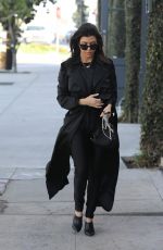 KOURTNEY KARDASHIAN Heading to Doctor