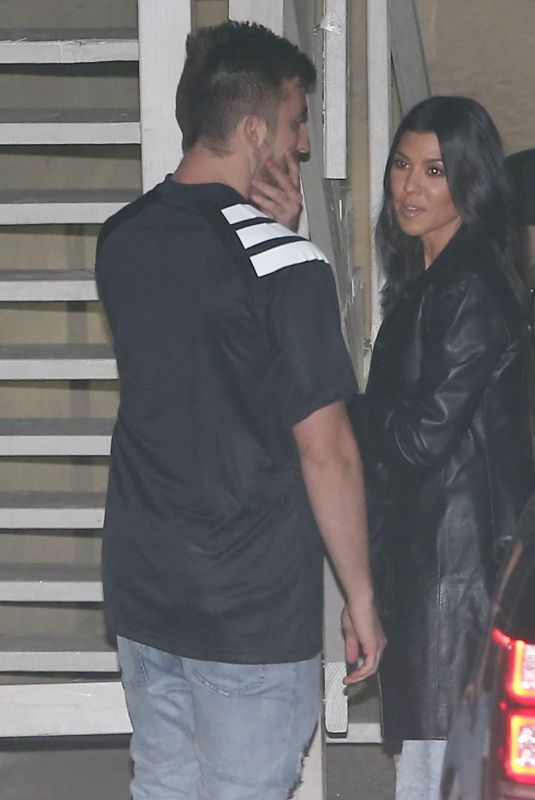KOURTNEY KARDASHIAN Leaves a Church in Los Angeles 02/07/2018