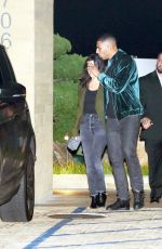 KOURTNEY KARDASHIAN Out for Dinner at Nobu in Malibu 02/05/2018