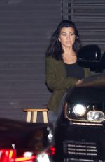 KOURTNEY KARDASHIAN Out for Dinner at Nobu in Malibu 02/05/2018