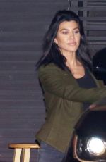 KOURTNEY KARDASHIAN Out for Dinner at Nobu in Malibu 02/05/2018