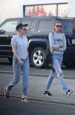 KRISTEN STEWART and STELLA MAXWELL at Shape House Sweat Lodge in Los Angeles 02/06/2018