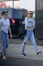 KRISTEN STEWART and STELLA MAXWELL at Shape House Sweat Lodge in Los Angeles 02/06/2018