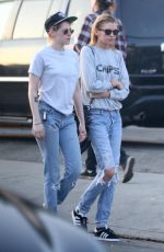 KRISTEN STEWART and STELLA MAXWELL at Shape House Sweat Lodge in Los Angeles 02/06/2018