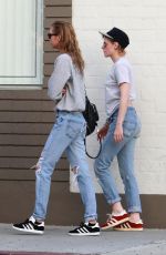 KRISTEN STEWART and STELLA MAXWELL at Shape House Sweat Lodge in Los Angeles 02/06/2018