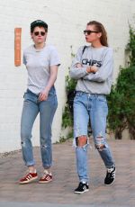 KRISTEN STEWART and STELLA MAXWELL at Shape House Sweat Lodge in Los Angeles 02/06/2018