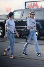 KRISTEN STEWART and STELLA MAXWELL at Shape House Sweat Lodge in Los Angeles 02/06/2018