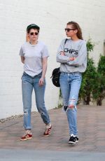 KRISTEN STEWART and STELLA MAXWELL at Shape House Sweat Lodge in Los Angeles 02/06/2018