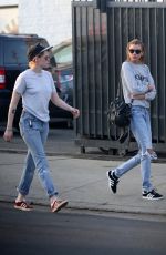 KRISTEN STEWART and STELLA MAXWELL at Shape House Sweat Lodge in Los Angeles 02/06/2018