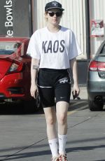 KRISTEN STEWART Out and About in Los Angeles 02/09/2018
