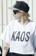 KRISTEN STEWART Out and About in Los Angeles 02/09/2018