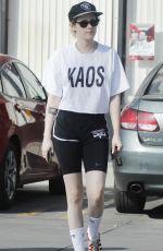 KRISTEN STEWART Out and About in Los Angeles 02/09/2018