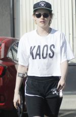 KRISTEN STEWART Out and About in Los Angeles 02/09/2018