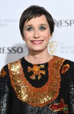 KRISTIN SCOTT THOMAS at Bafta Nominees Party in London 02/17/2018