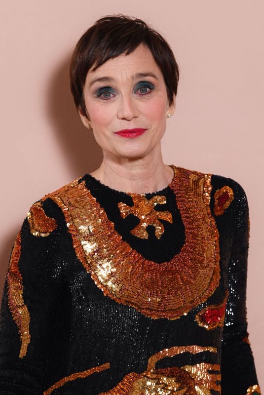 KRISTIN SCOTT THOMAS at Bafta Nominees Party in London 02/17/2018