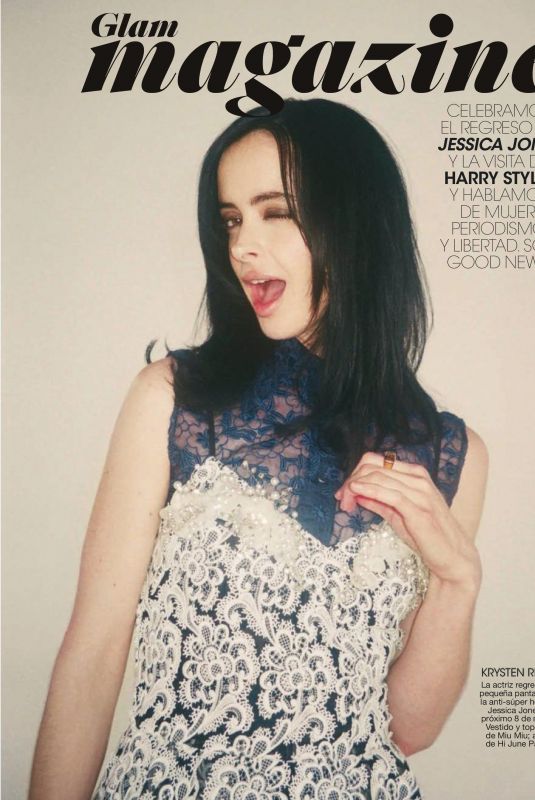 KRYSTEN RITTER in Glamour Magazine, Spain March 2018