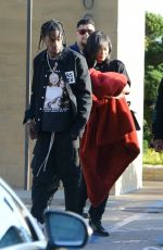 KYLIE JENNER and Travis Scott Leaves Nobu in Malibu 02/24/2018