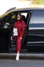 KYLIE JENNER Arrives at Starbucks in Los Angeles 02/12/2018